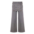 Kids Grey Velvet Pants