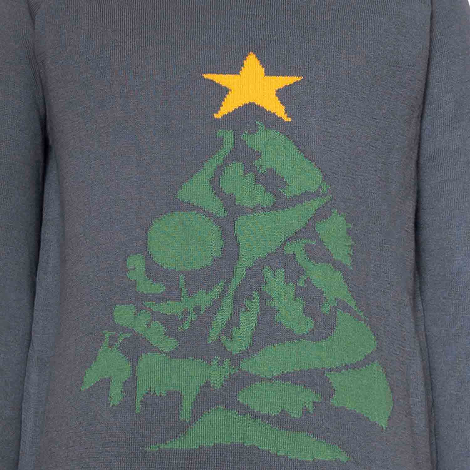 Grey Boys Christmas Sweater