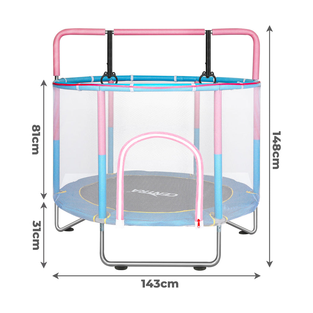 Centra 55" Kids Trampoline Rebounder Pink